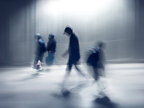 people walking