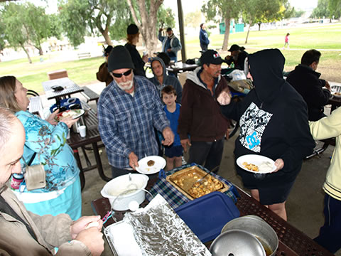 Feeding the homeless