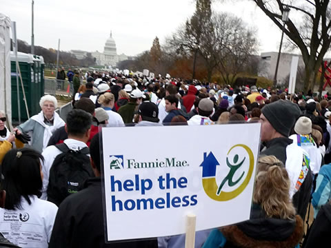 rally for homeless